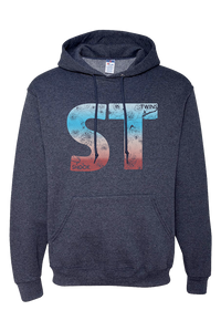 Overgrown Pullover Hoodie (Heather Navy)